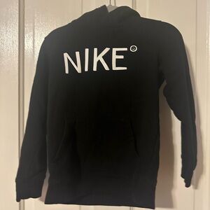 Nike Black and White Hoodie
